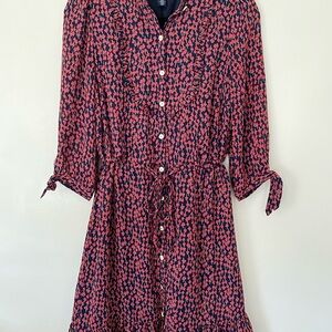 Stylish Pink and Black Women's Dress